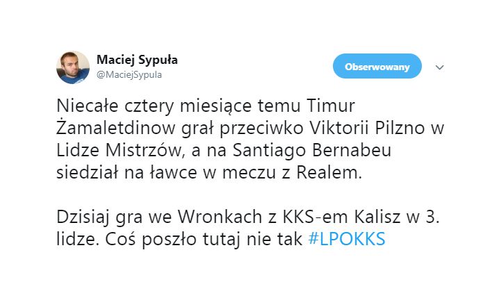 Jeszcze 4 miesiące temu grał w LM, a teraz... w 3. lidze polskiej! :D